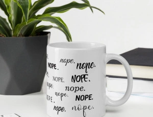 Cana personalizata Nope nope nope - Img 4