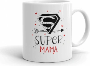 Cana personalizata Super Mama