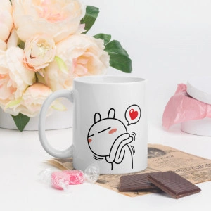 Cana personalizata Tuzki Love