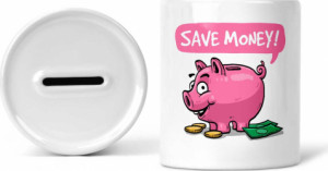 Pusculita personalizata Save money