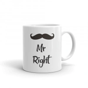 Set 2 cani personalizate Mr Right and Mrs Always Right - Img 3