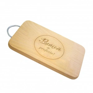 Tocator lemn maner metal personalizat Bunica de profesie - Img 2
