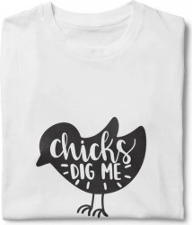 Tricou unisex personalizat Chicks Dig Me