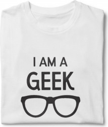 Tricou unisex personalizat I am a geek