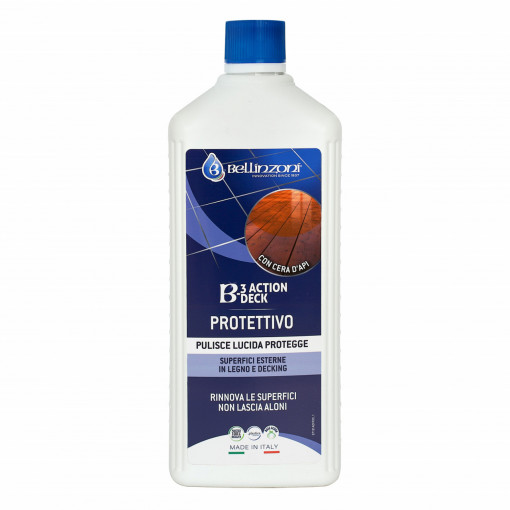 Protectiv pentru lemn 1 Lt cu ceara de albine "B 3 ACTION DECK"