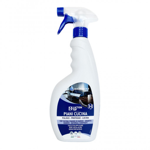 Solutie 3 in 1 pentru intretinerea blatului de bucatarie B 3 ACTION TOP 750 ml (pachet 12 x 750 ml)