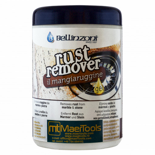 Gel profesional indepartare rugina de pe piatra RUST REMOVER 1 L (pachet 6 x 1 Lt)