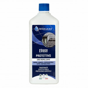 Impermeabilizant protectiv pentru marmura, granit, caramida B-WATER BLOCK 1 Lt set 12 bucati