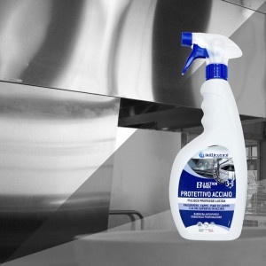 Detergent protectiv lucidant pentru inox 750 ml "B 3 ACTION INOX" set 18 buc. - Img 2