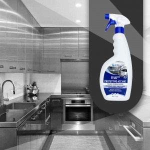 Detergent protectiv lucidant pentru inox 750 ml "B 3 ACTION INOX" set 12 buc. - Img 3