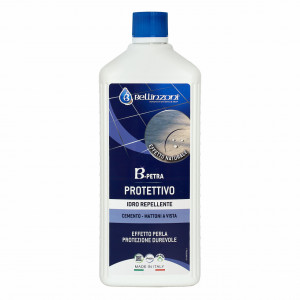 Impermeabilizant hifrofug transparent pentru beton, caramida si piatra B-PETRA 5 Lt set 4 buc.