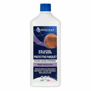 Tratament pentru parchet 1 Lt cu ceara de carnauba "B -3 ACTION OIL WOOD" set 12 buc.