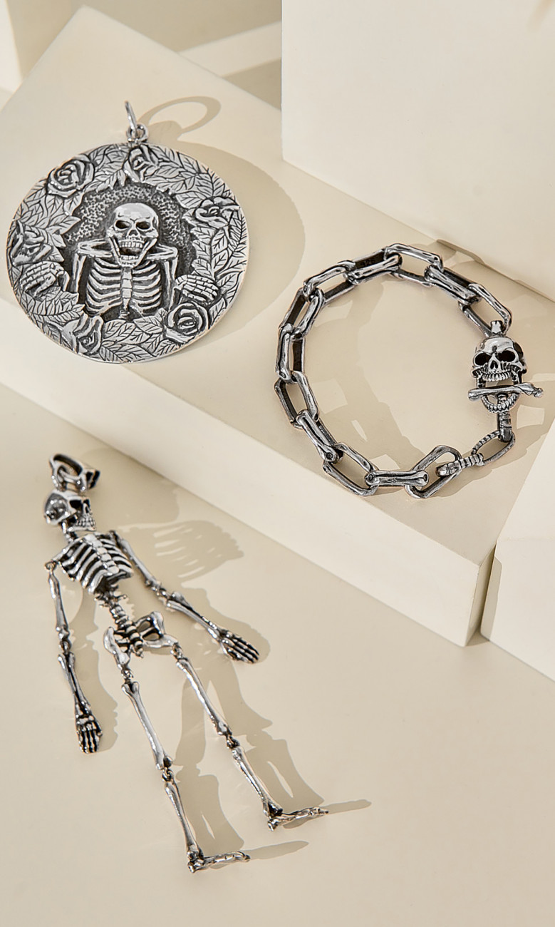 bijuterii din argint 925 colectia skull - Img2