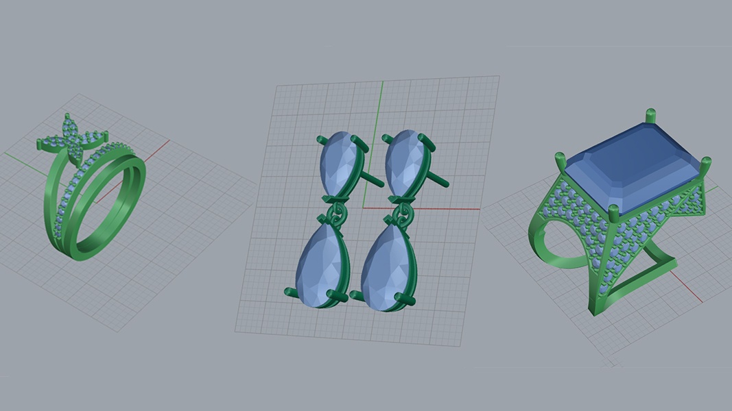 Modele 3d bijuterii