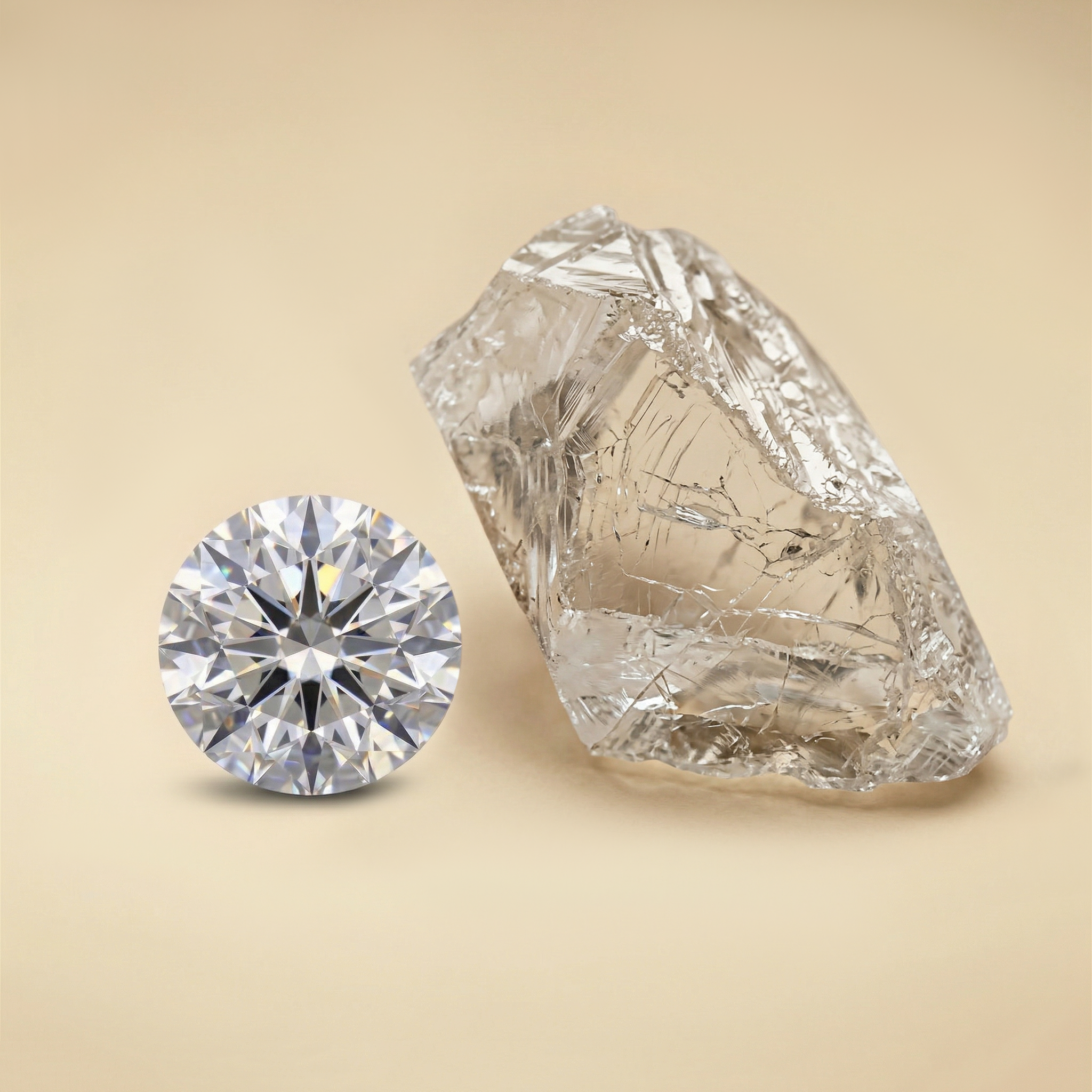 Diamante naturale si diamante sintetice certificate GIA, IGI