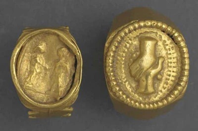 Inele de logodna in Roma Antica