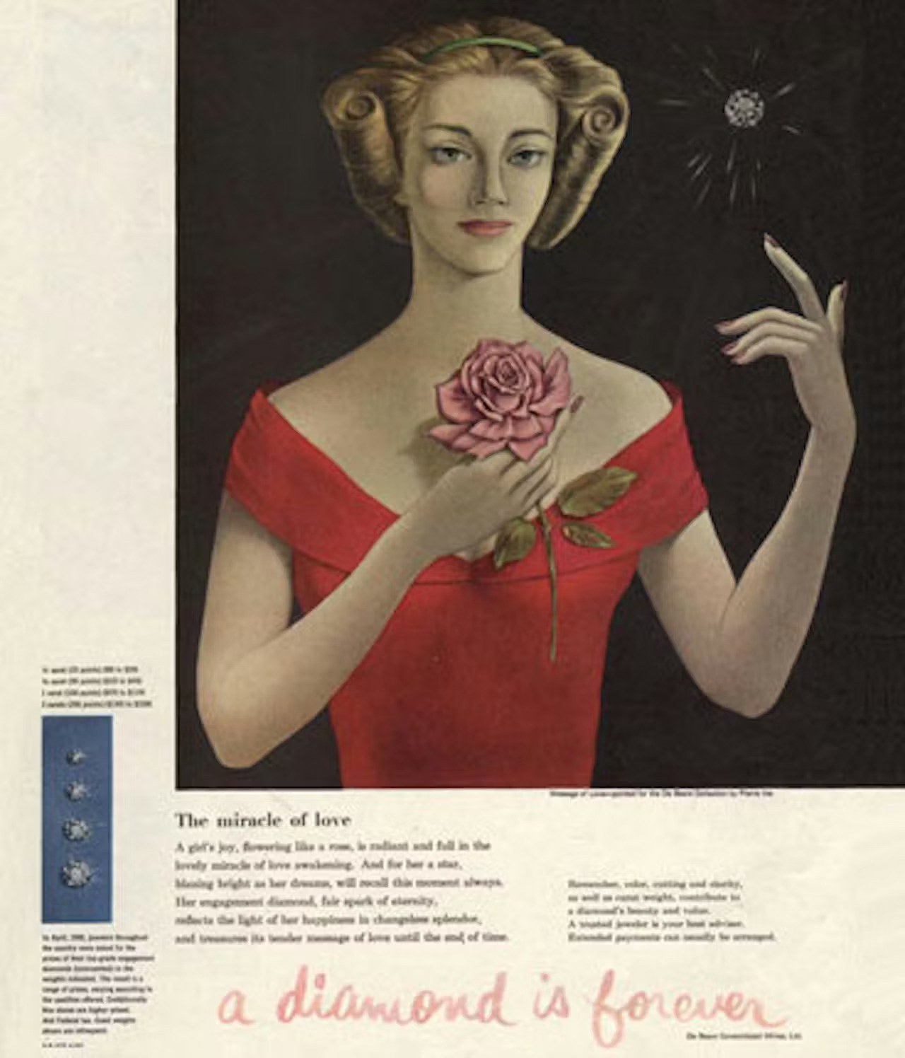 A diamond is forever De Beers - inel de logodna cu diamant