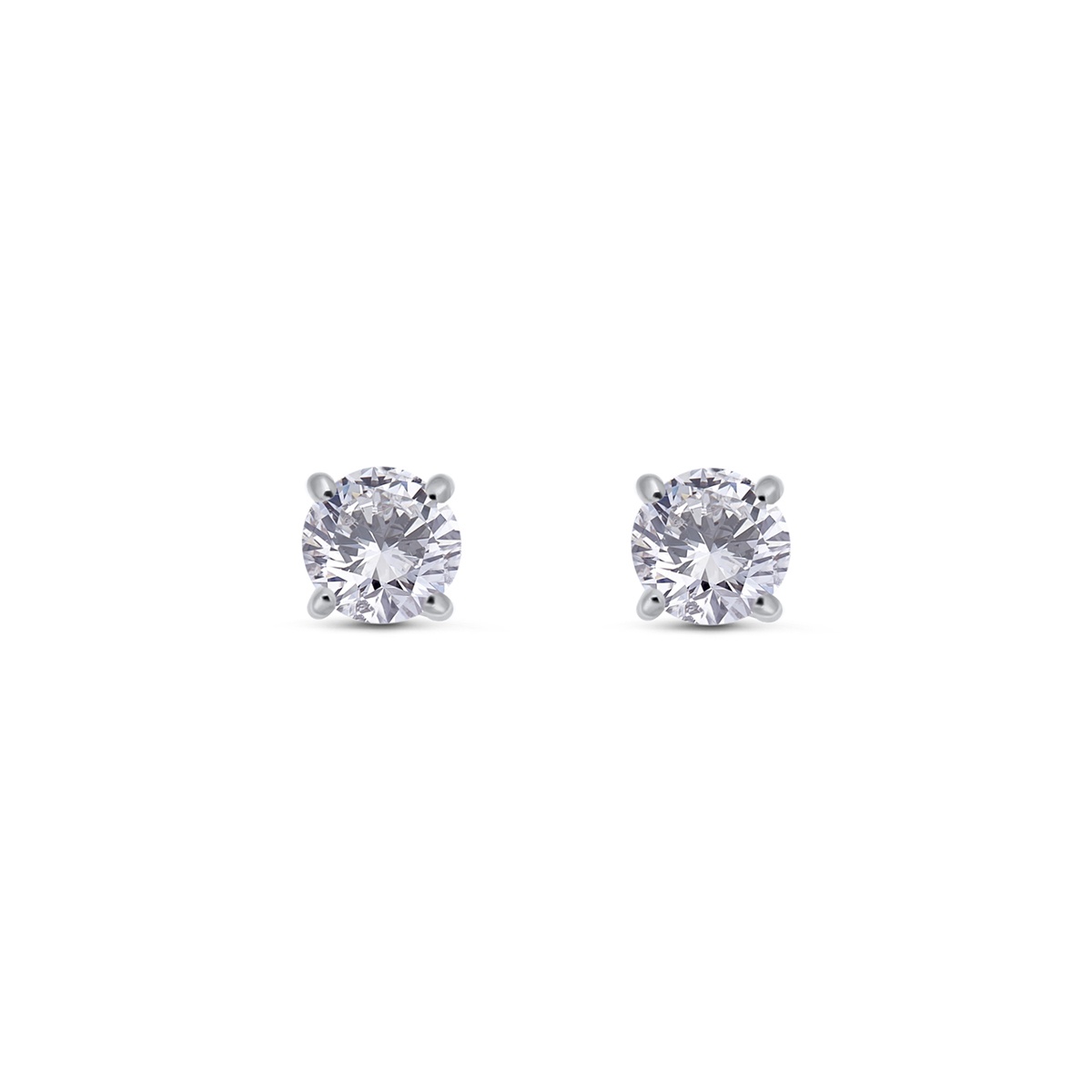 Cercei din aur de 18k cu diamante naturale de 0.46 ct