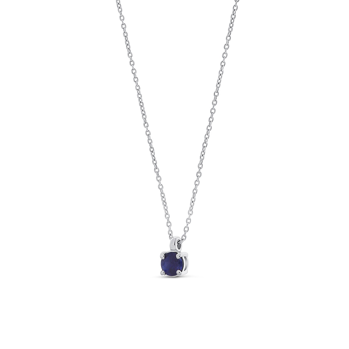 Colier din aur de 18k cu safir natural de 0.24 ct - 1 | YEO