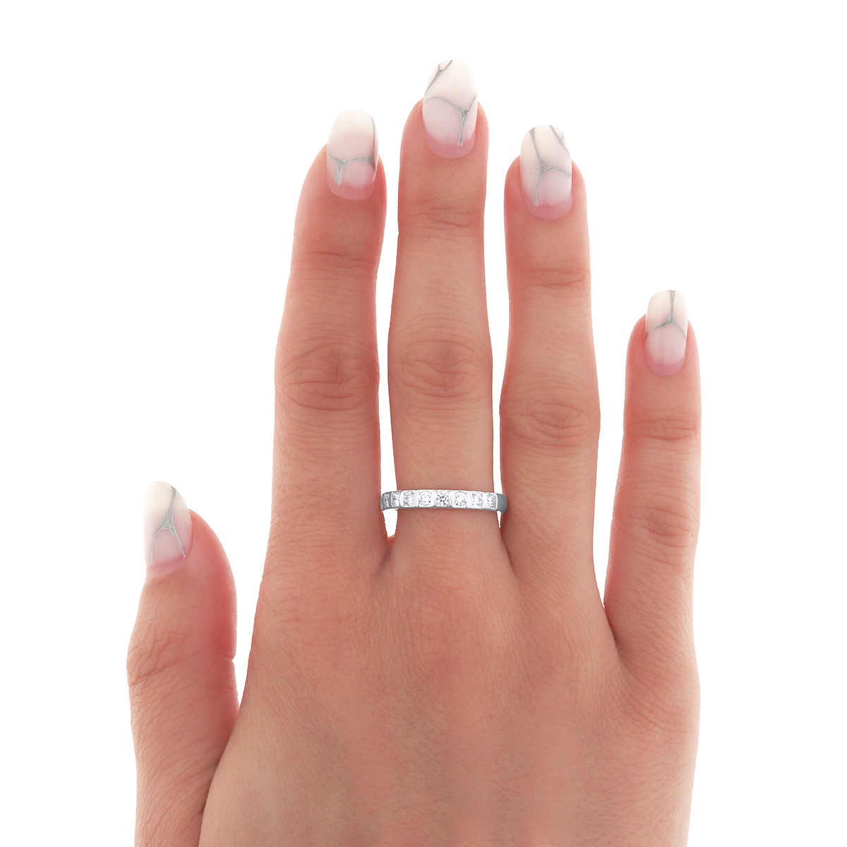 Inel din aur de 18k cu diamante naturale de 0.45 ct - 3 | YEO