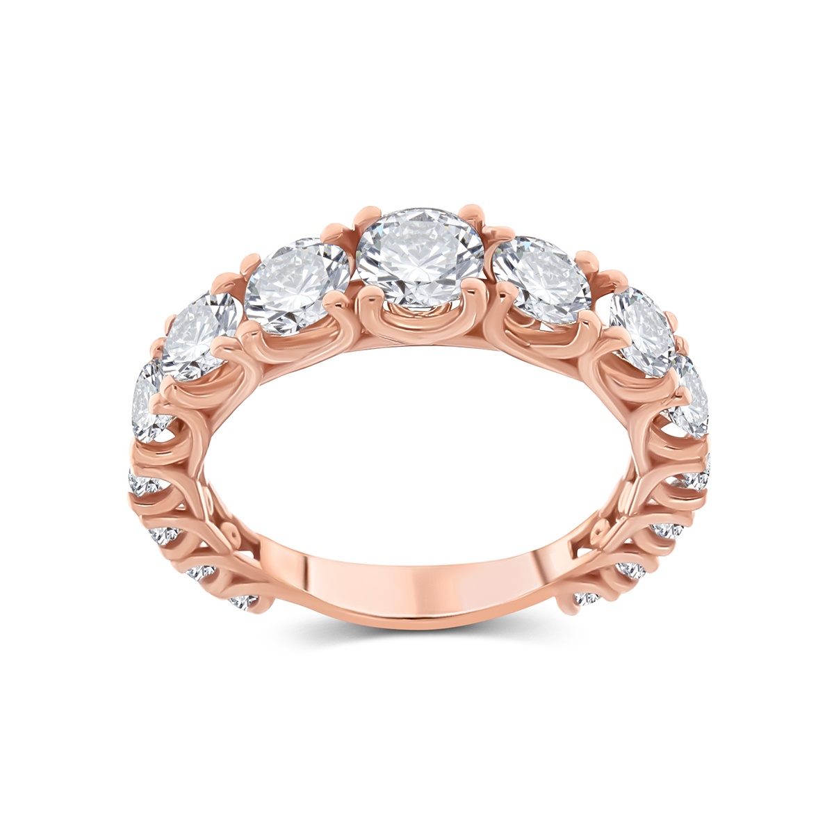 Inel din aur de 18k cu diamante naturale de 2.56 ct - 2 | YEO