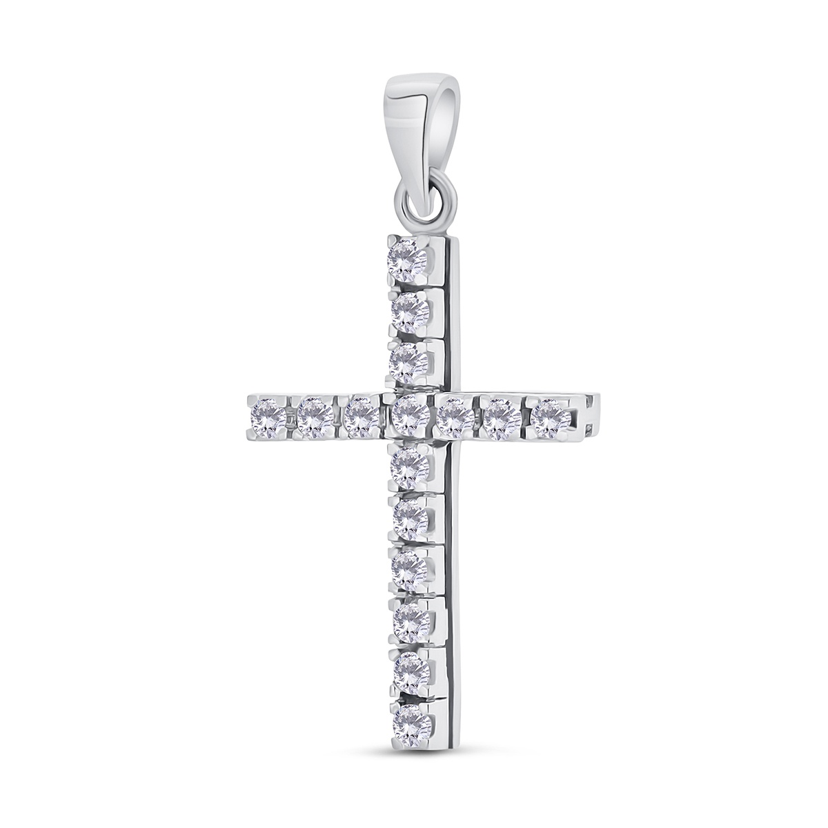 Pandantiv din aur de 18k cu diamante naturale de 0.44 ct - 1 | YEO