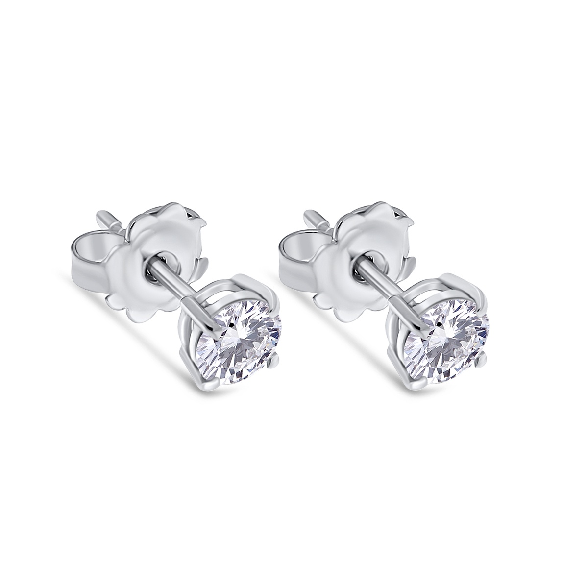 Cercei din aur de 18k cu diamante naturale de 1.01 ct - 1 | YEO