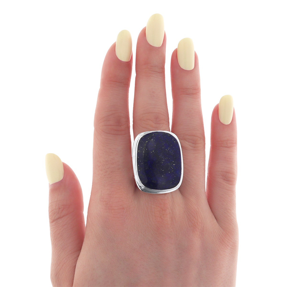 Inel din argint cu lapis lazuli - 1 | YEO