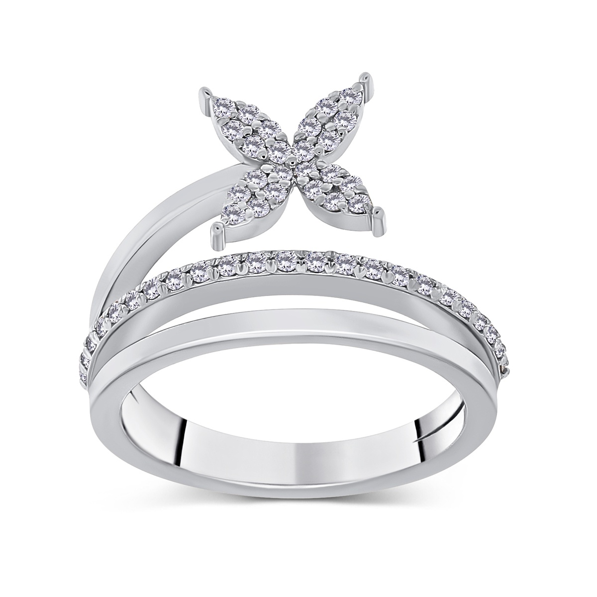 Inel din aur de 18k cu diamante naturale de 0.26 ct - 1 | YEO