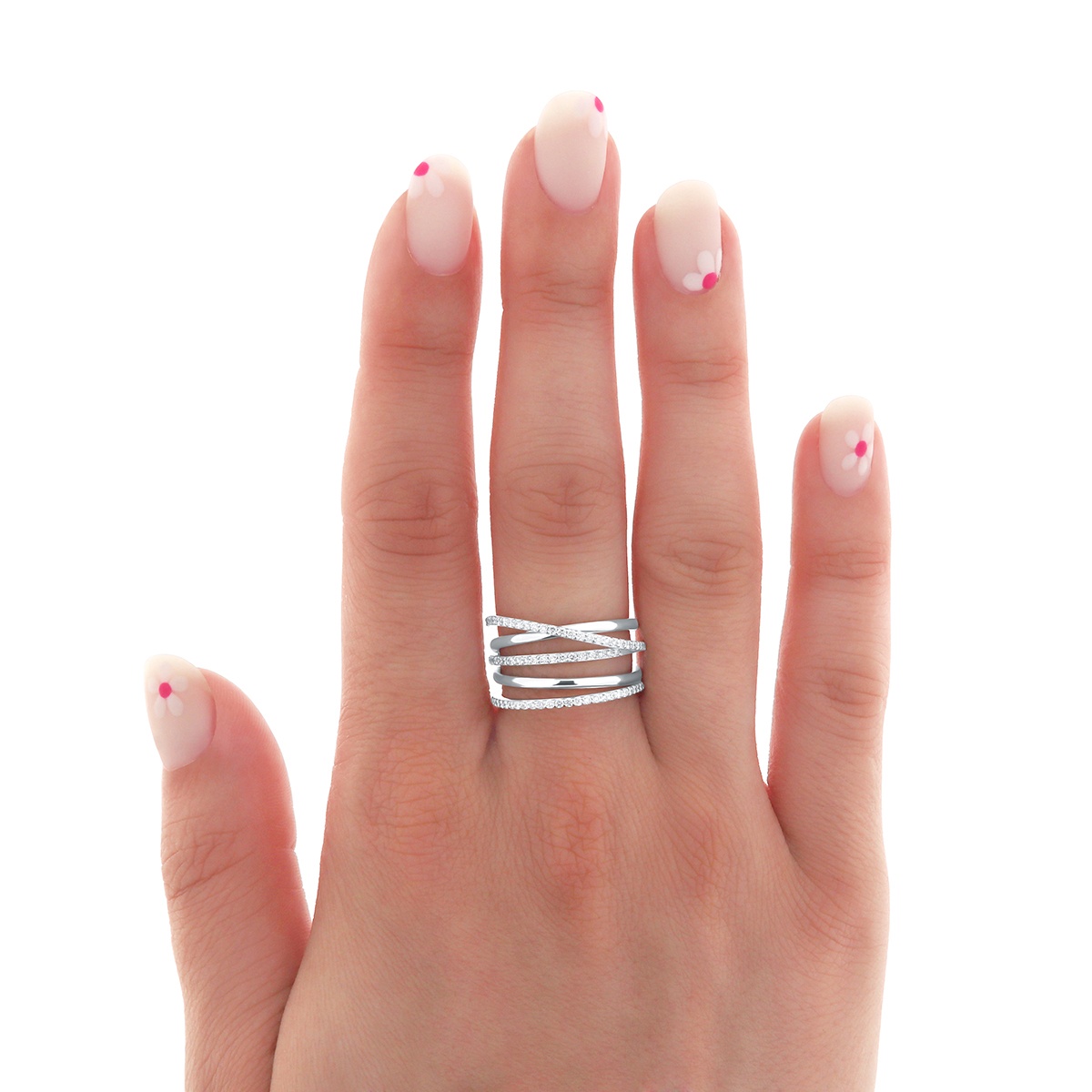 Inel din aur de 18k cu diamante naturale de 0.43 ct - 3 | YEO
