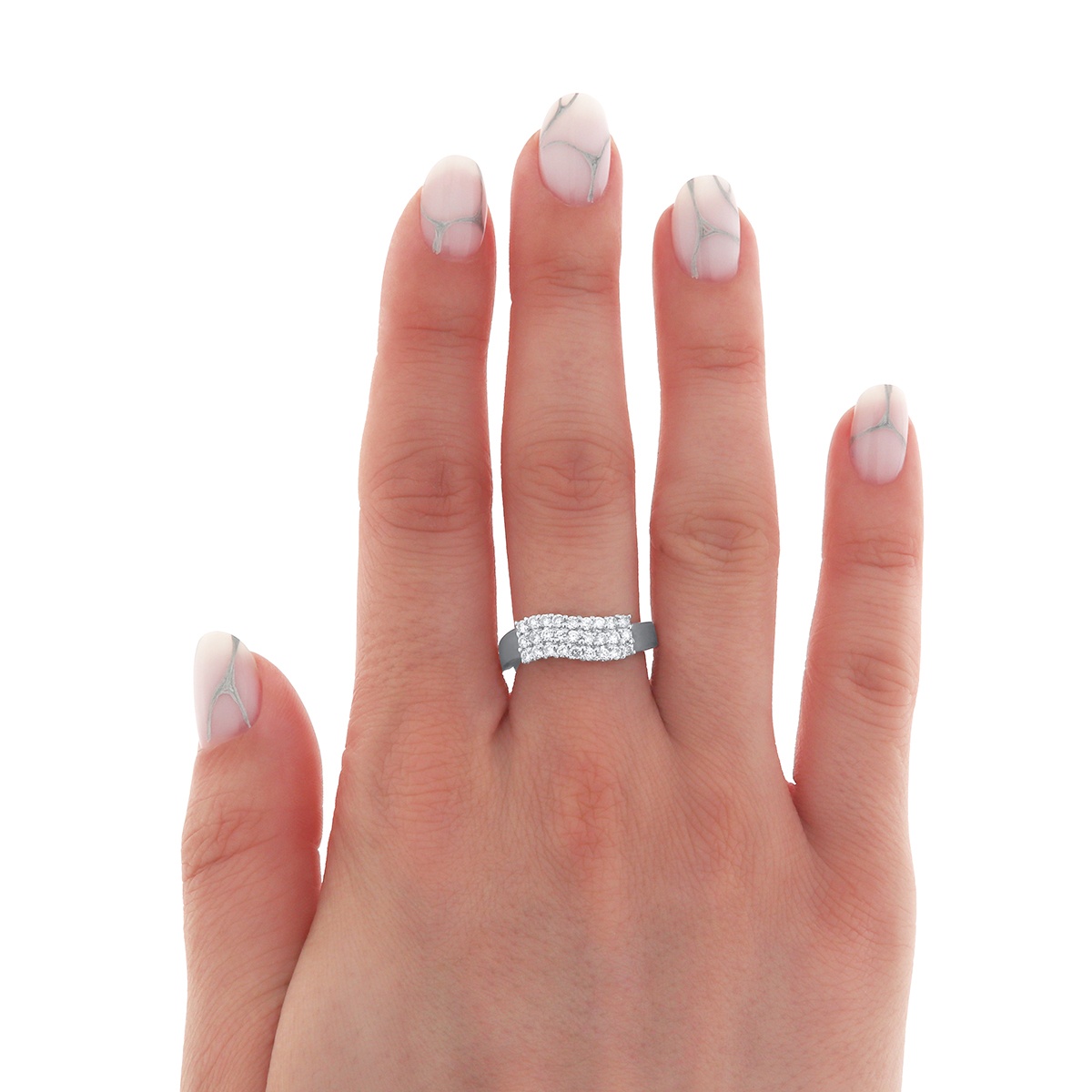 Inel din aur de 18k cu diamante naturale de 0.54 ct - 2 | YEO