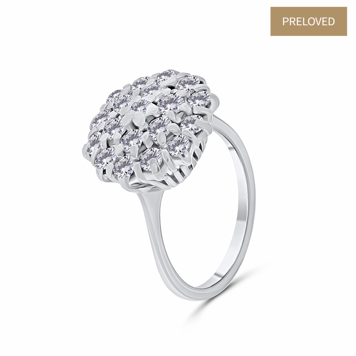 Inel din aur de 18k cu diamante naturale de 1.00 ct