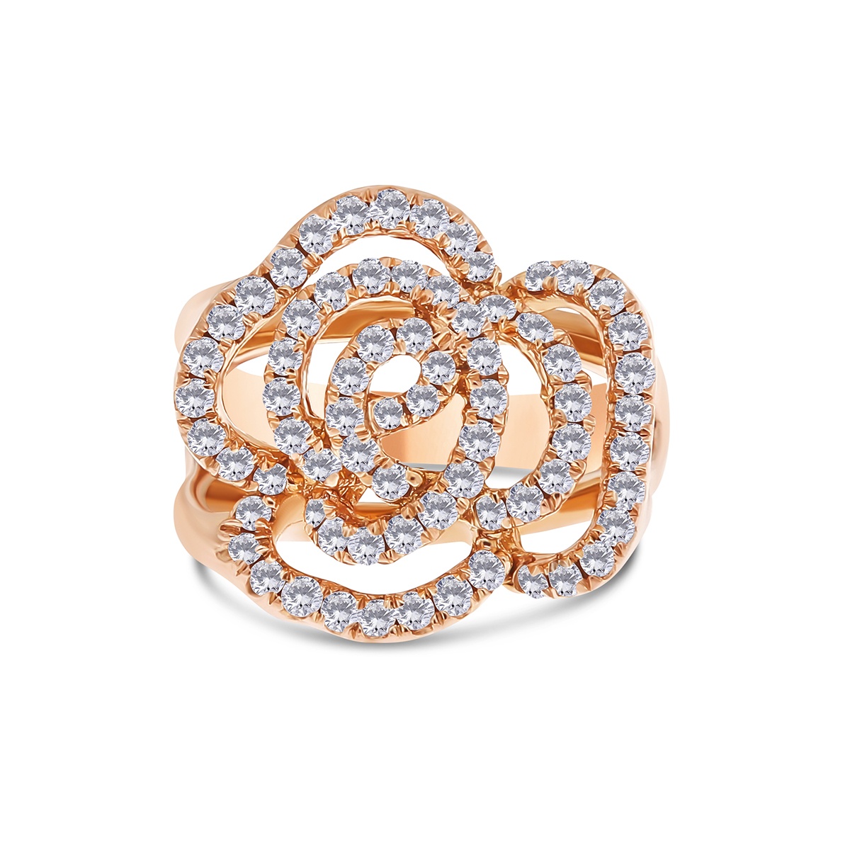 Inel din aur de 18k cu diamante naturale de 1.14 ct - 1 | YEO