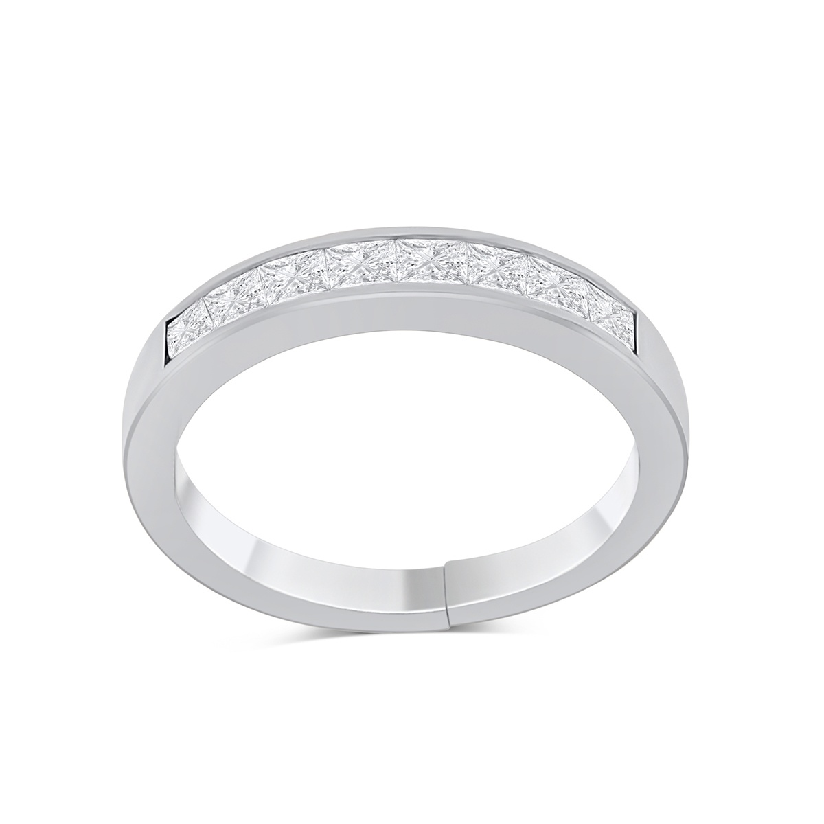 Inel din platină cu diamante naturale de 0.75 ct - 1 | YEO