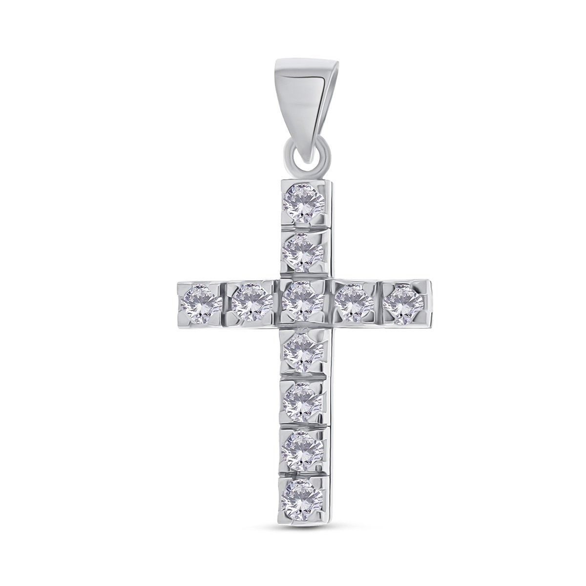 Pandantiv din aur de 18k cu diamante naturale de 0.80 ct