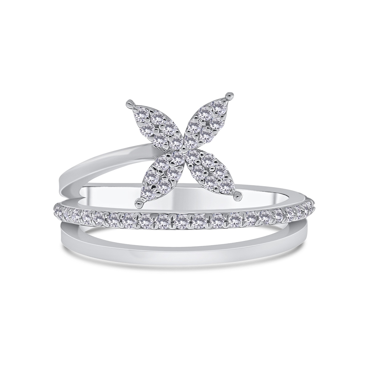 Inel din aur de 18k cu diamante naturale de 0.26 ct - 2 | YEO