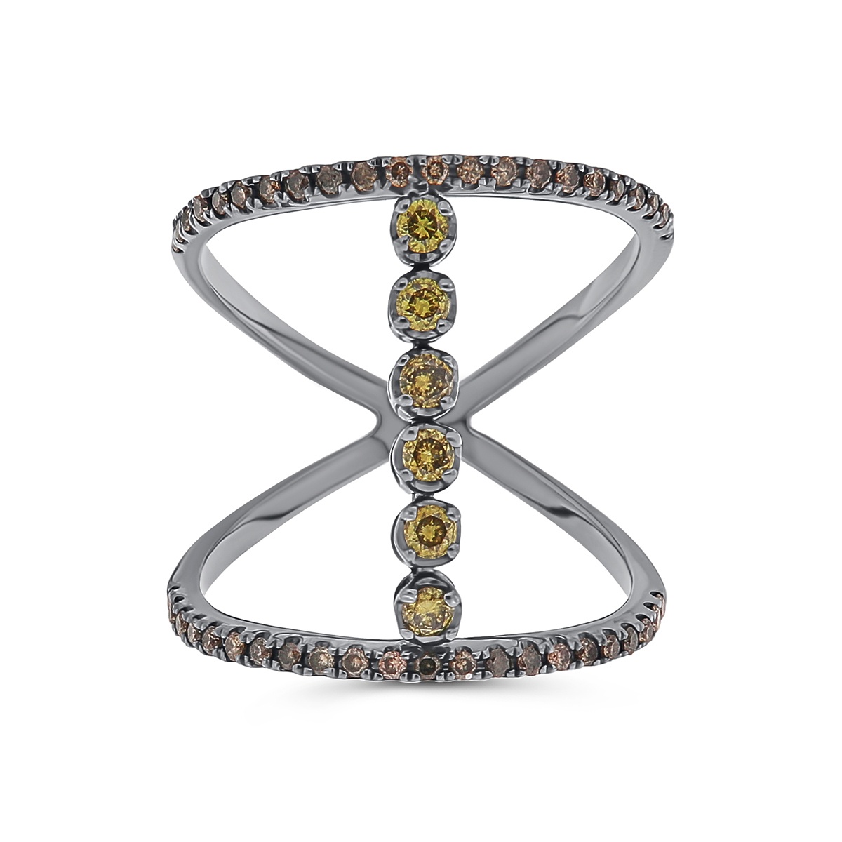 Inel din aur de 18k cu diamante naturale de 0.56 ct - 1 | YEO