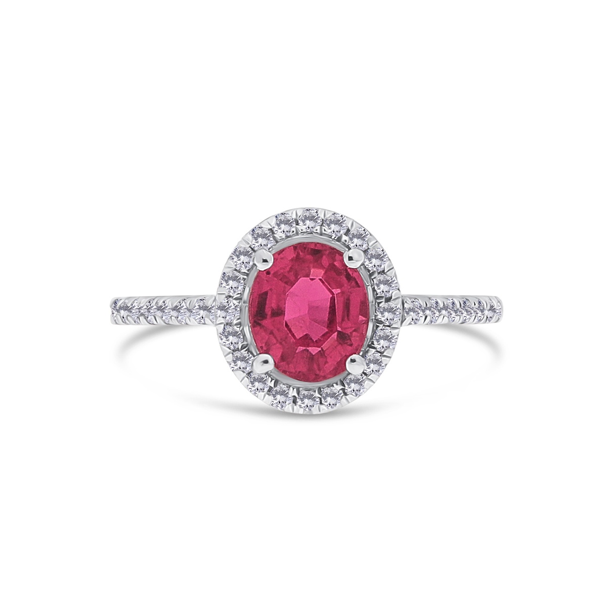 Inel din aur de 18k cu turmalina naturala de 1.06 ct și diamante naturale de 0.20 ct - 1 | YEO