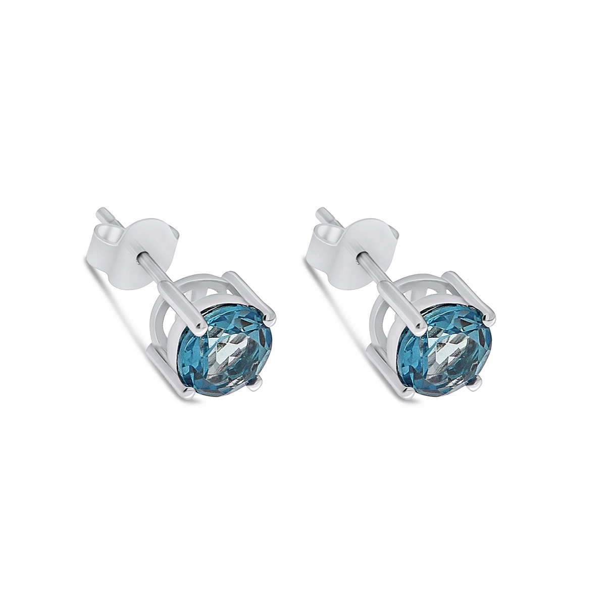 Cercei din aur de 14k cu topaze naturale de 2.18 ct - 1 | YEO