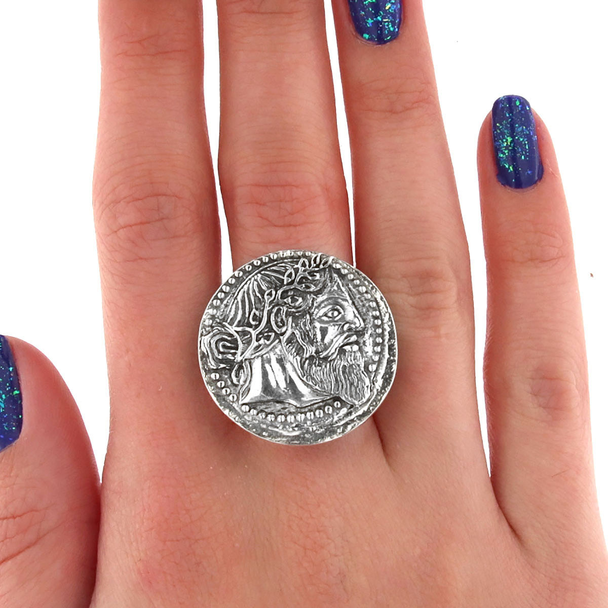 Inel din argint Moneda Dionysus - 2 | YEO