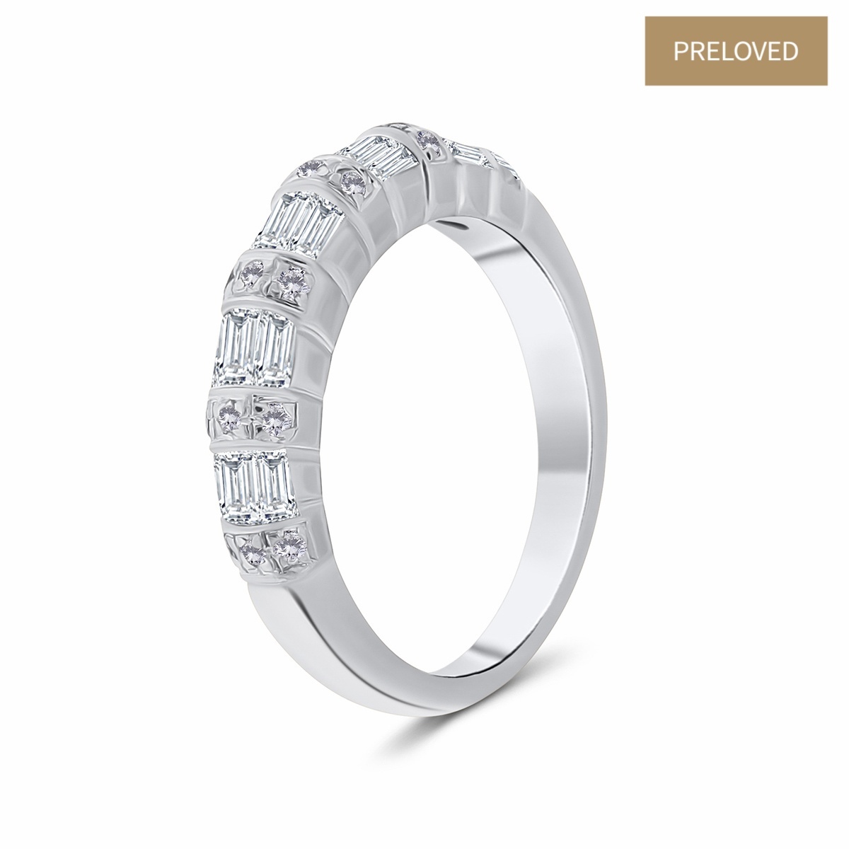 Inel din aur de 14k cu diamante naturale de 0.70 ct.