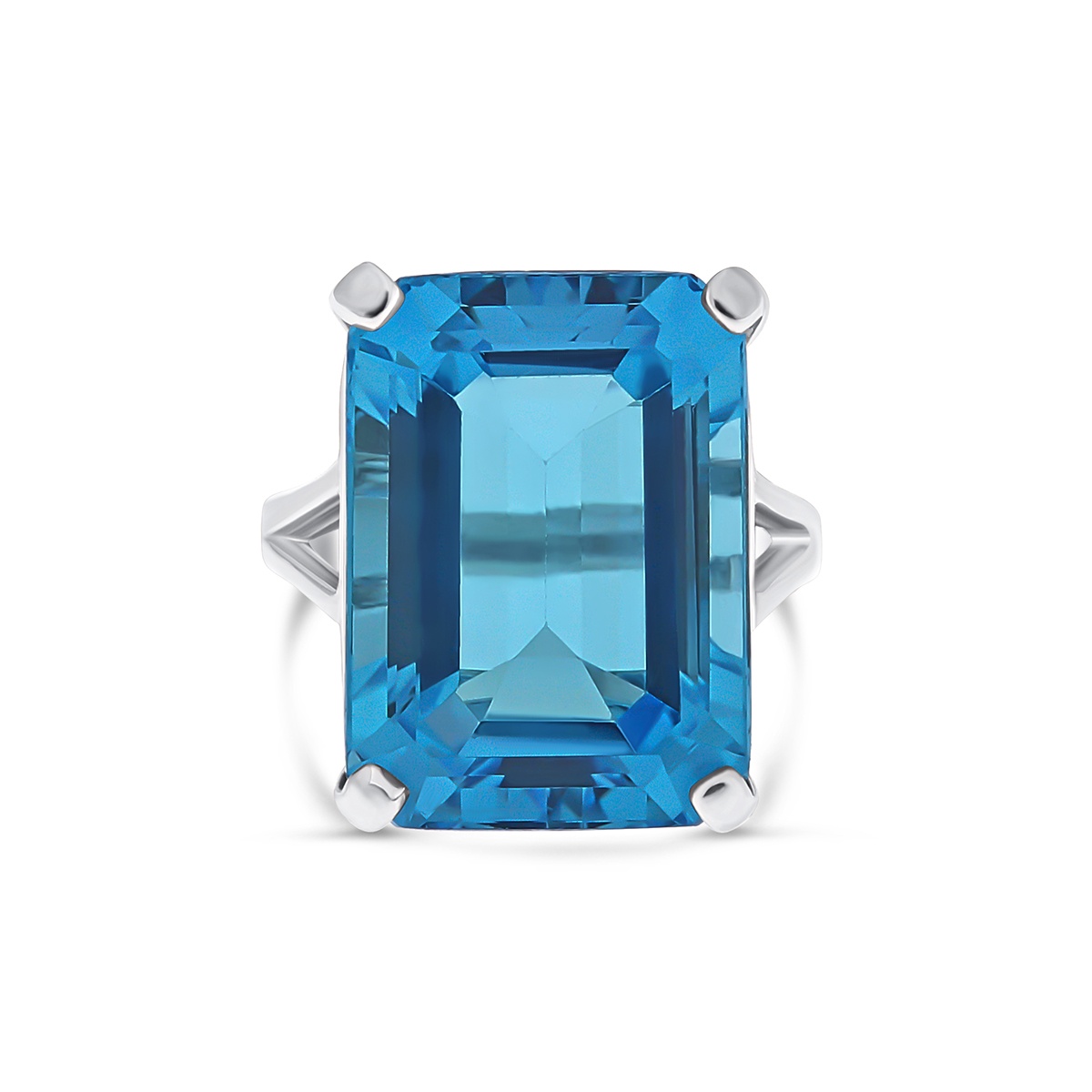 Inel din aur de 14k cu topaz natural de 18.80 ct - 2 | YEO