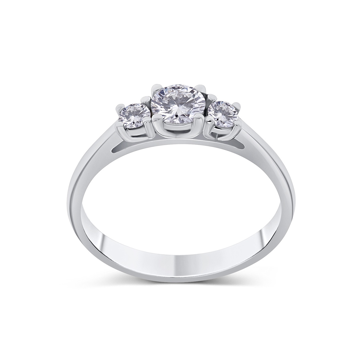 Inel din aur de 18k cu diamante naturale de 0.50 ct - 2 | YEO
