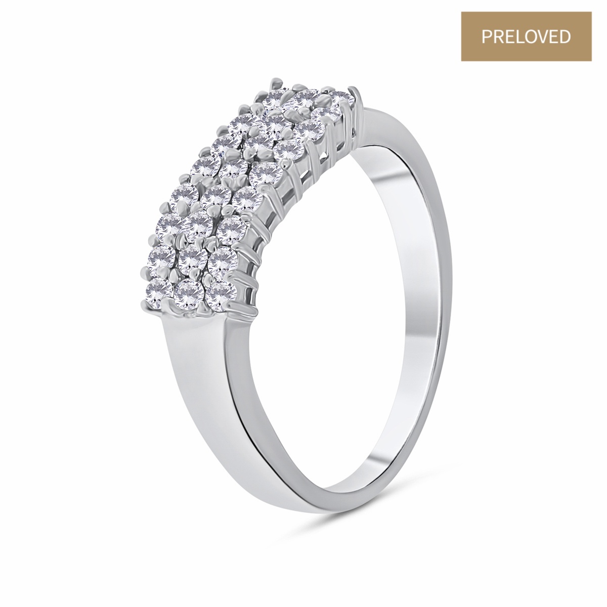 Inel din aur de 18k cu diamante naturale de 0.54 ct