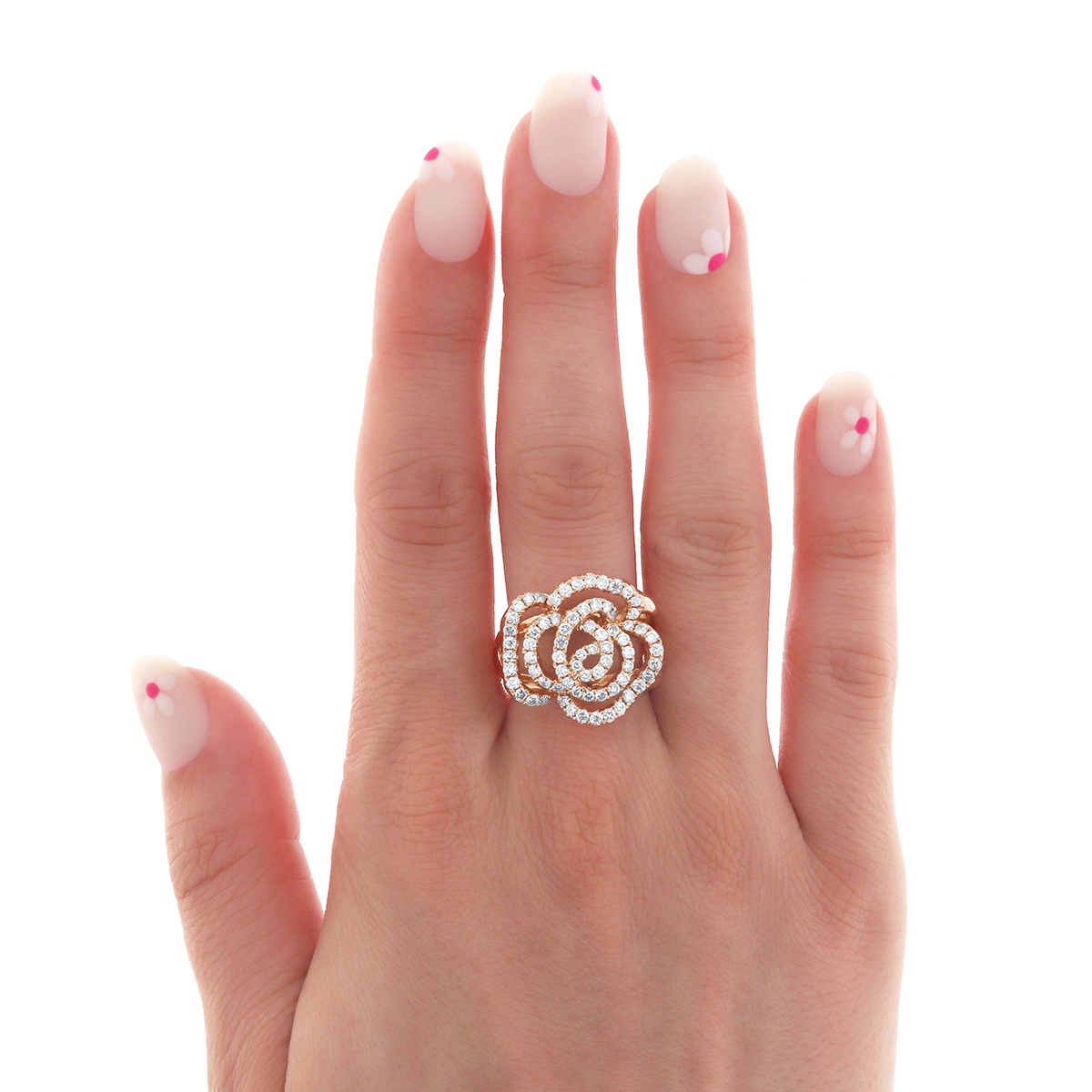 Inel din aur de 18k cu diamante naturale de 1.14 ct - 3 | YEO