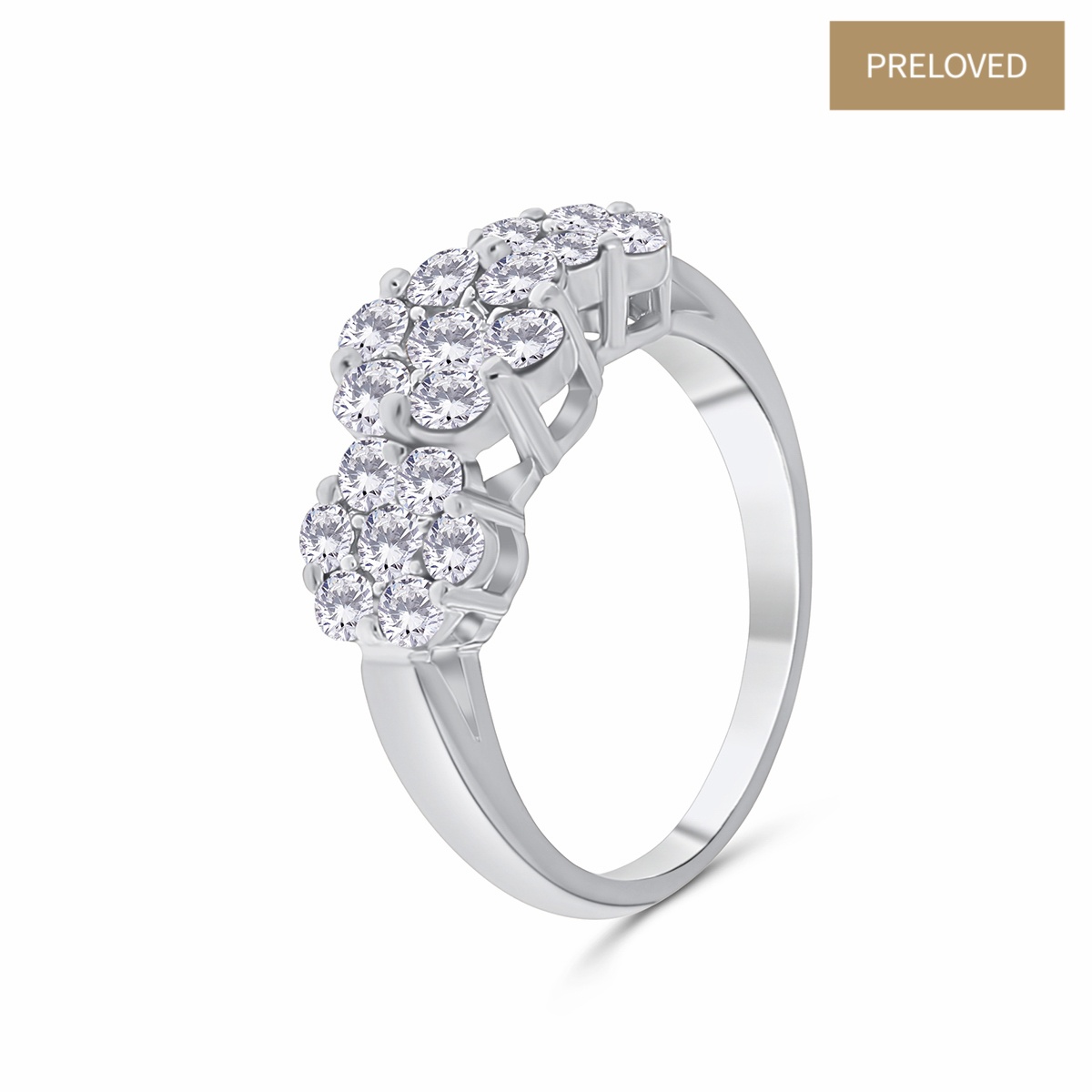 Inel din aur de 18k cu diamante naturale de 1.53 ct