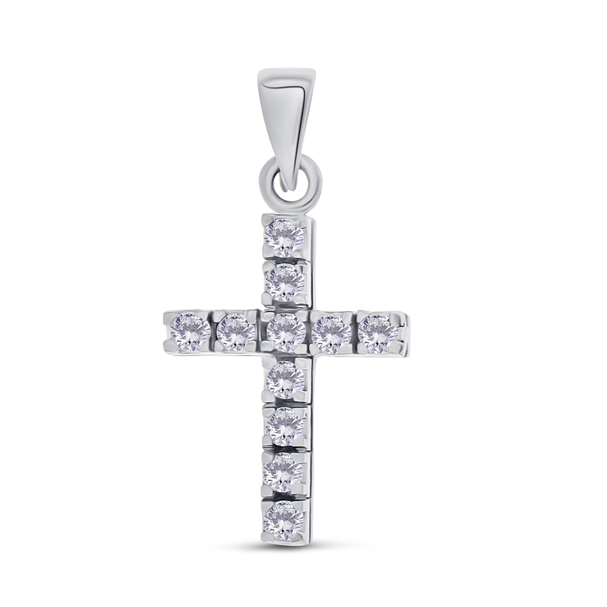Pandantiv din aur de 18k cu diamante naturale de 0.22 ct