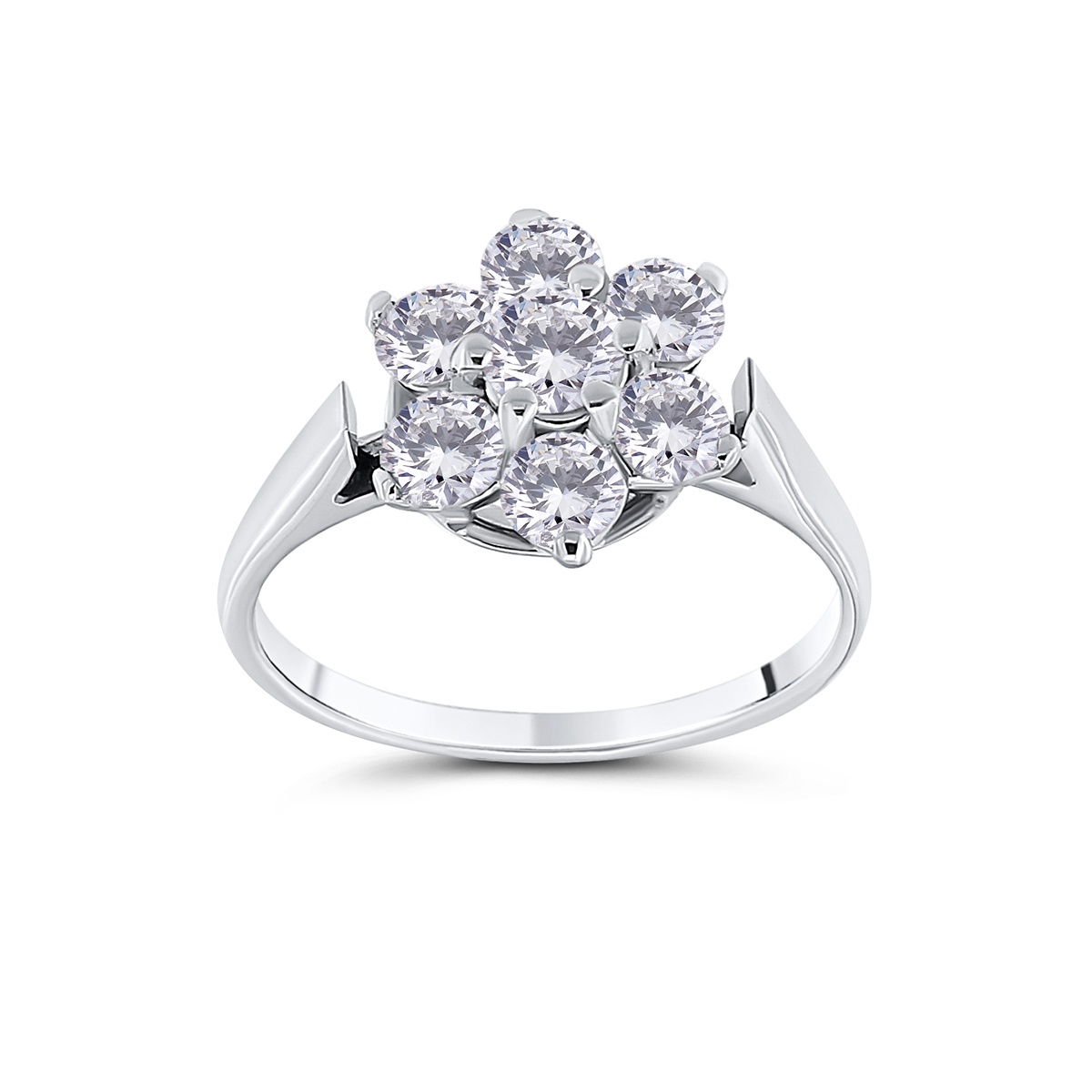 Inel din aur 14k cu diamante naturale de 0.93 ct și 0.29 ct - 2 | YEO