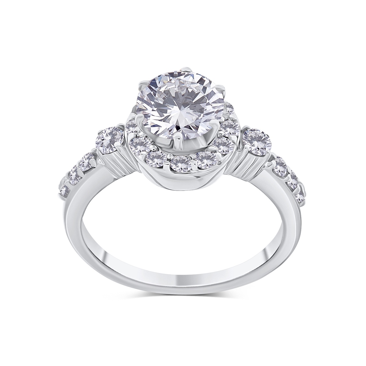 Inel din aur cu diamante naturale de 1.51 ct și 0.52 ct - 1 | YEO