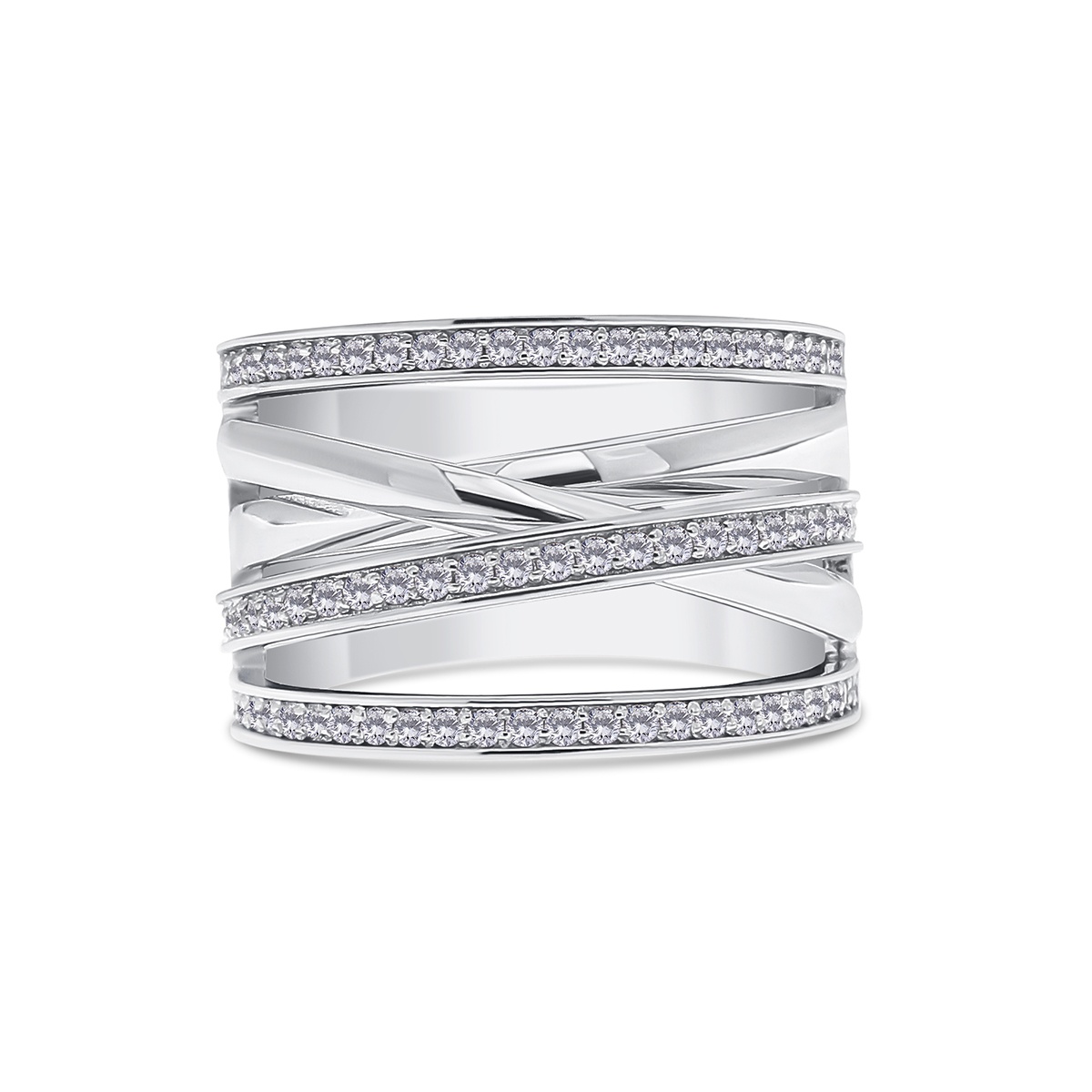 Inel din aur de 18k cu diamante naturale de 0.44 ct - 1 | YEO